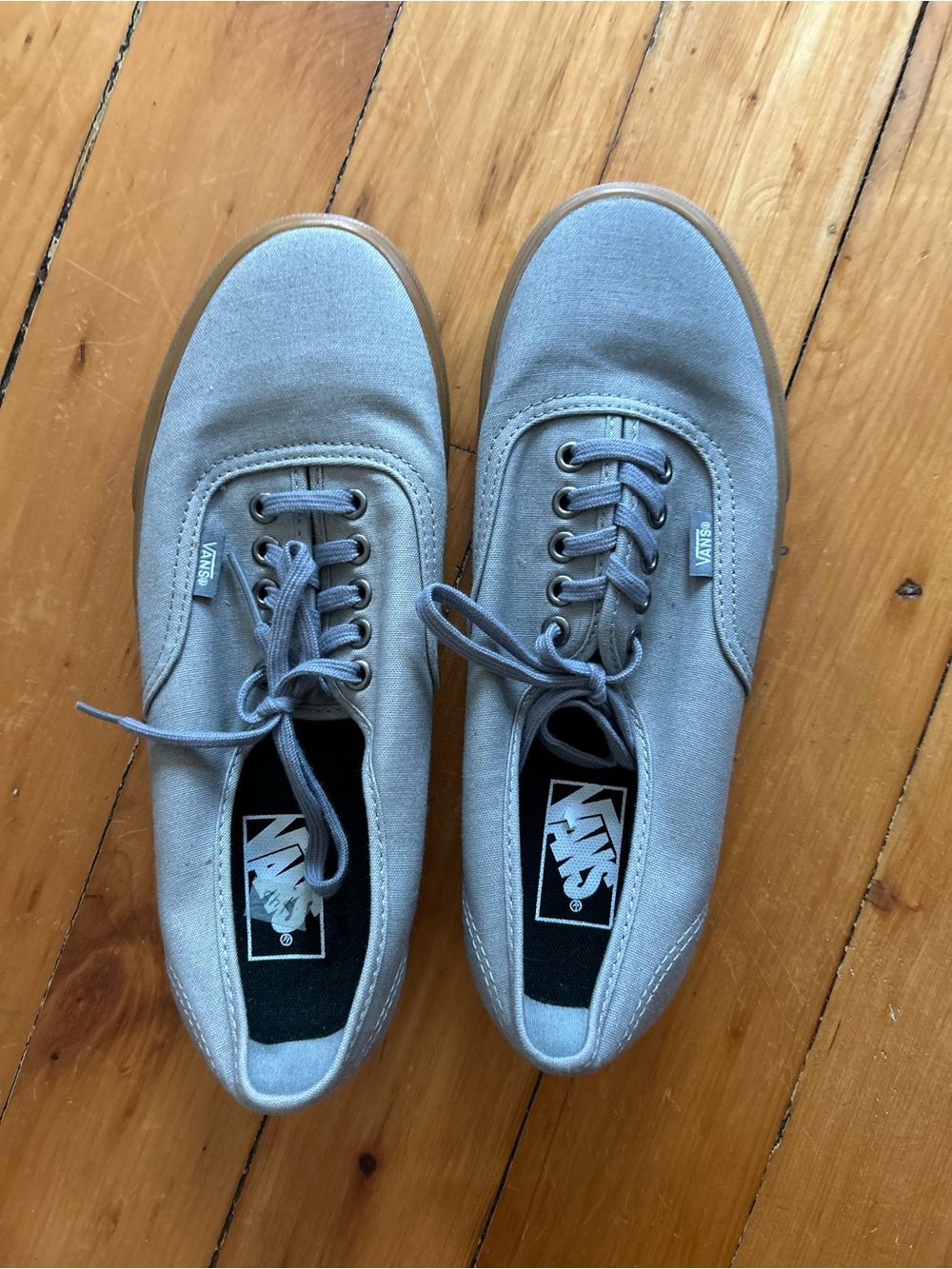 Vans old skool gum sole sneakers gray mens 8.5 women’s 10